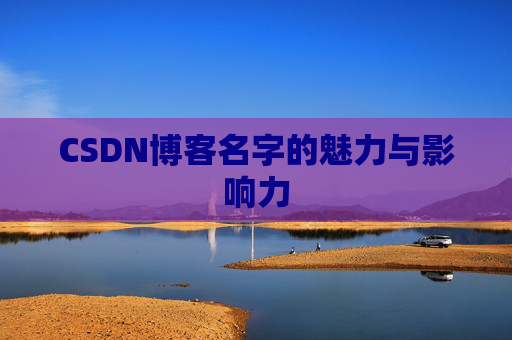 CSDN博客名字的魅力与影响力